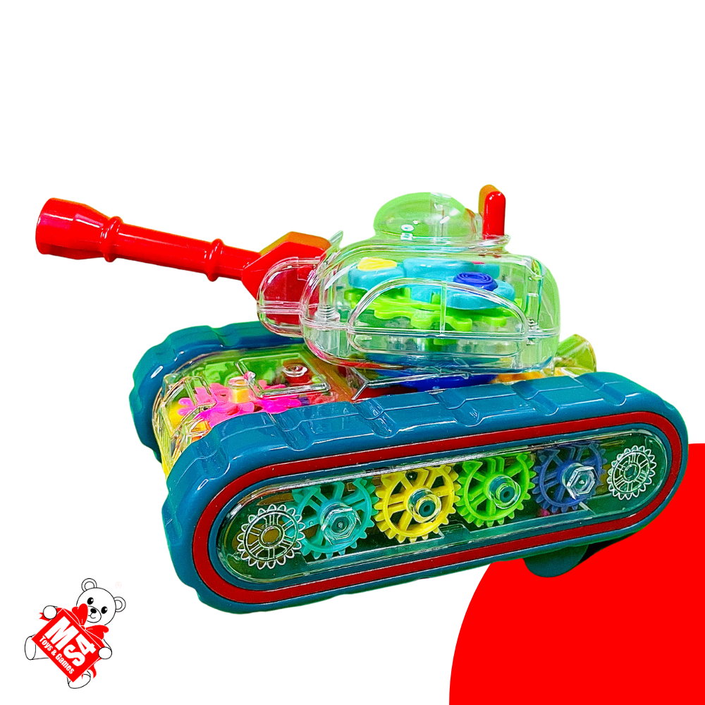 Gear Tank Toy | 3D Lights and Musical Toy | Sensor 360° Rotation and Smooth Movement :)