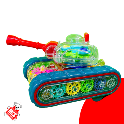 Gear Tank Toy | 3D Lights and Musical Toy | Sensor 360° Rotation and Smooth Movement :)