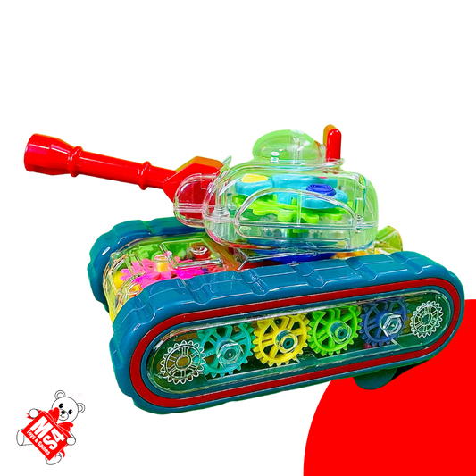 Gear Tank Toy | 3D Lights and Musical Toy | Sensor 360° Rotation and Smooth Movement :)