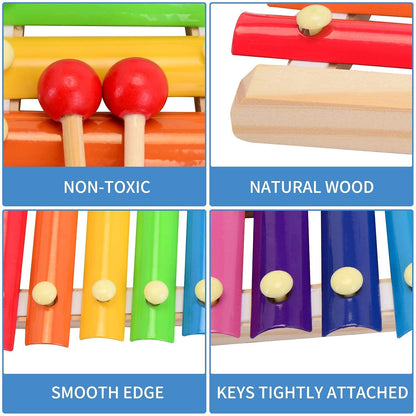 Wooden Xylophone Colourful | Musical Kids Playful Colourful