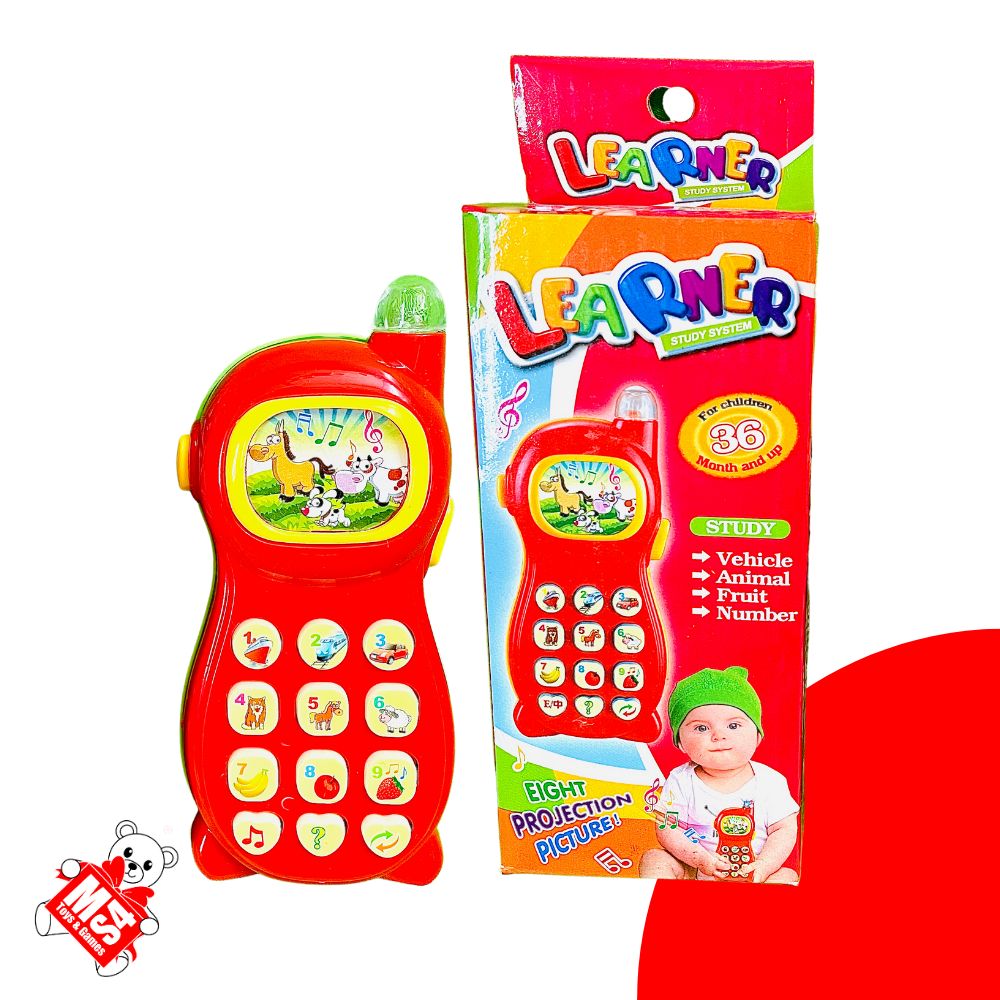 Smart Learner Phone | Educational with Image Projector | Musical Phone toy