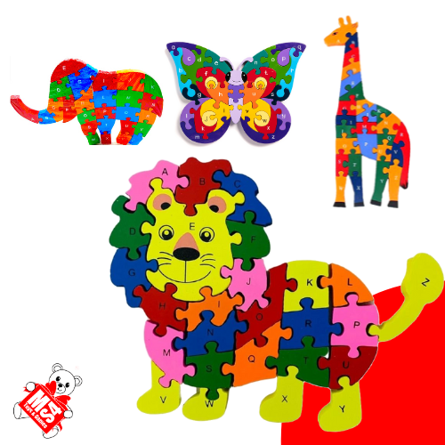 Animal Alphabets 3D Puzzle Wooden | Supreme Quality Kids Safe