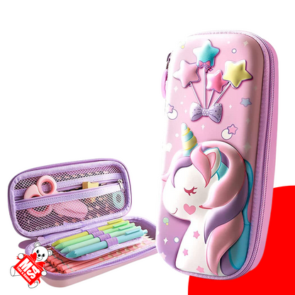 3D Unicorn Pouch | Premium Quality Pouch | Designer Pencil Pouch for Kids