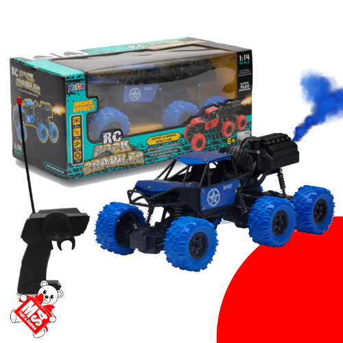 6X6 Rc Rock Crawler Car with SMOKE | Metal Rechargeable Fast