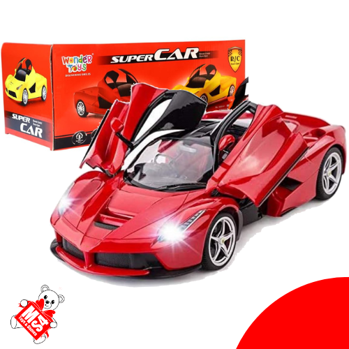 Super Ferrarii Car RC | Door Opening Head Lights | Rechargeable Remote Controlled