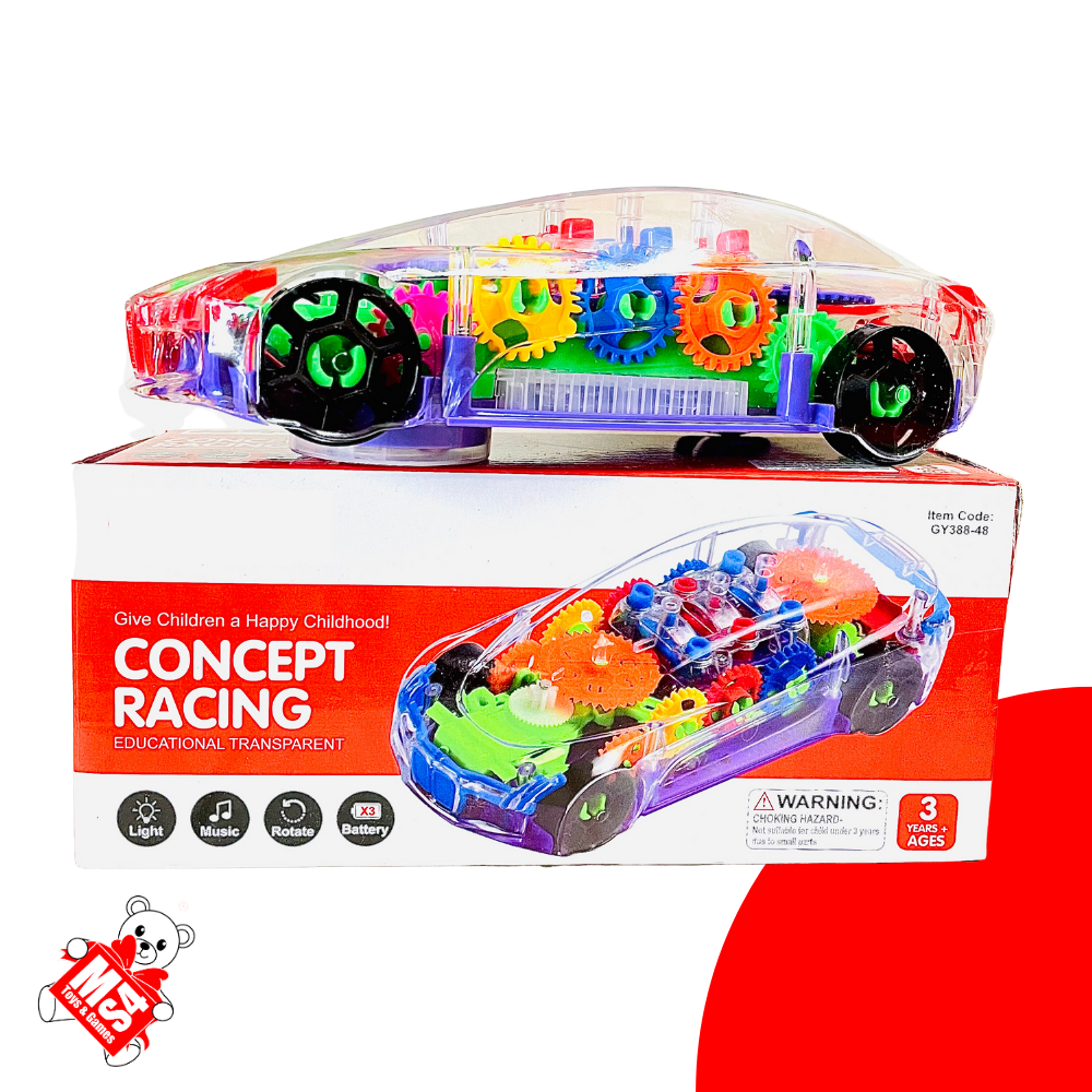 Concept Gear Musical Car | Racing 3D Lights and Musical toy | Sensor Movement