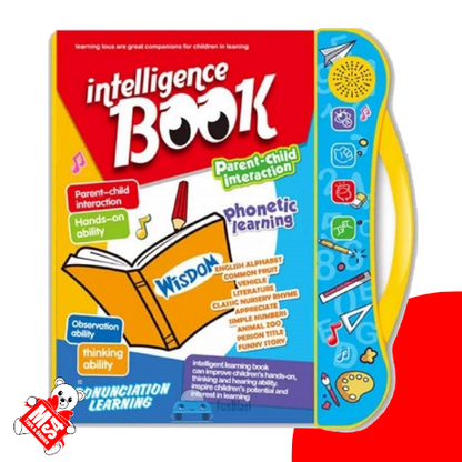 Educational Intelligence Book Study Kids | Musical Activity Learning Book