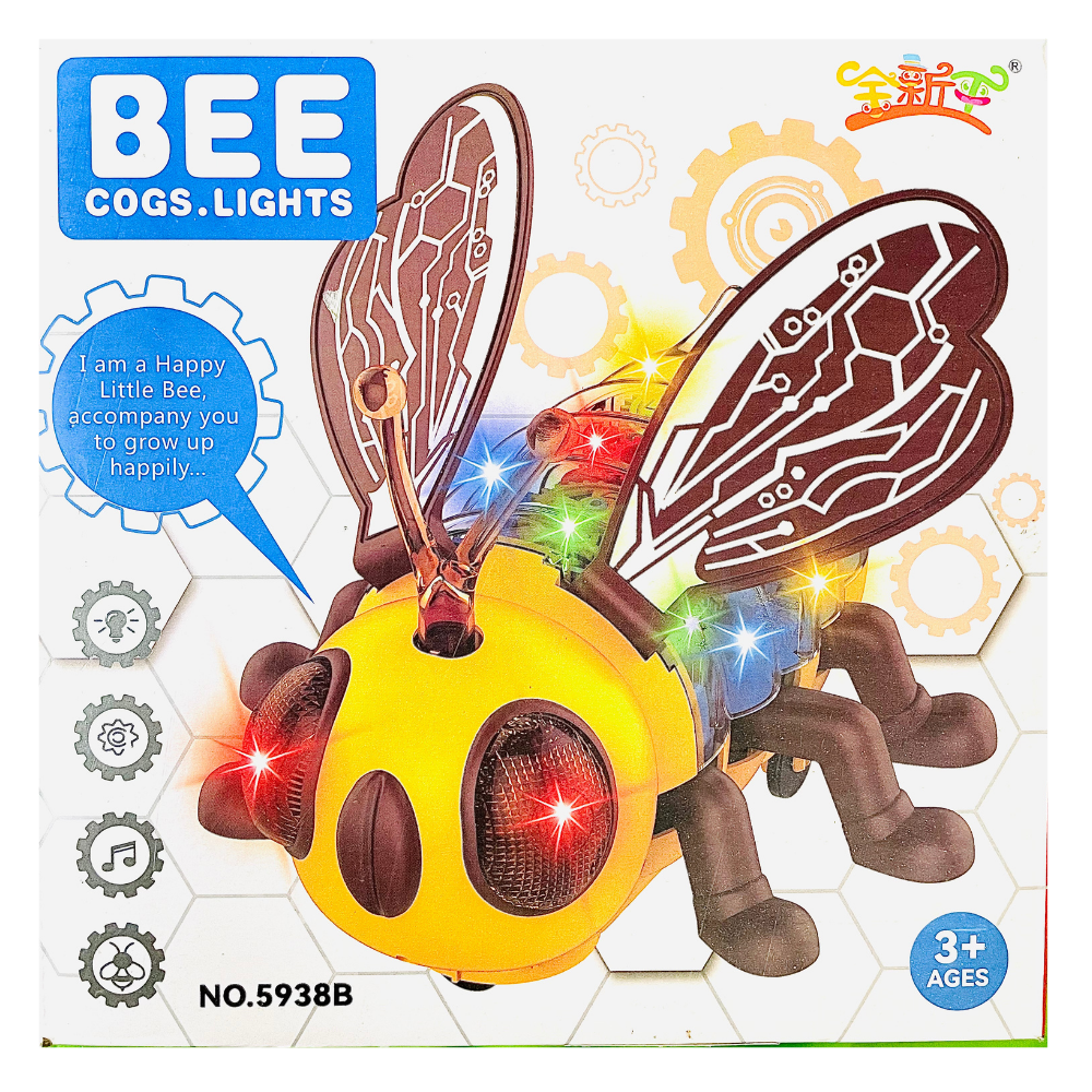 Musical Gear BEE | Realistic Movement | 3D Lights and Musical Toys for kids