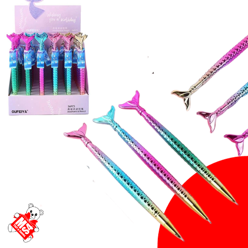 Mermaid Mechanical Pencil | Shiny Trending Pencil | Kids