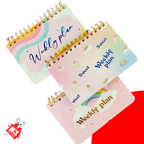 Kids Weekly Planner Book | Fun Activity Tracking Planning