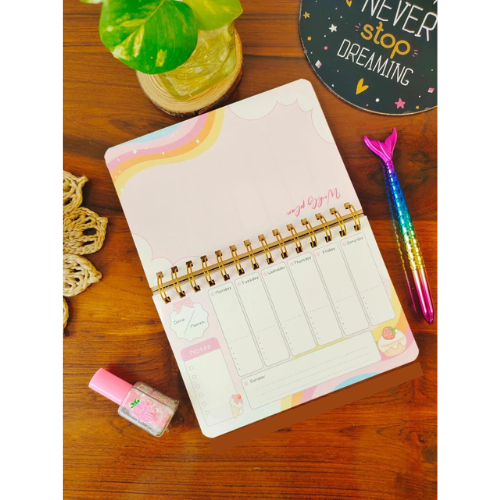 Kids Weekly Planner Book | Fun Activity Tracking Planning