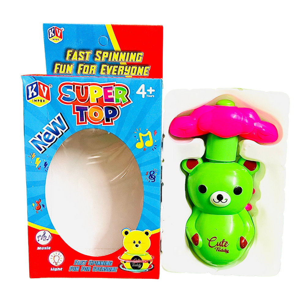 Super Flash Spin Top | Light and Musical Toy