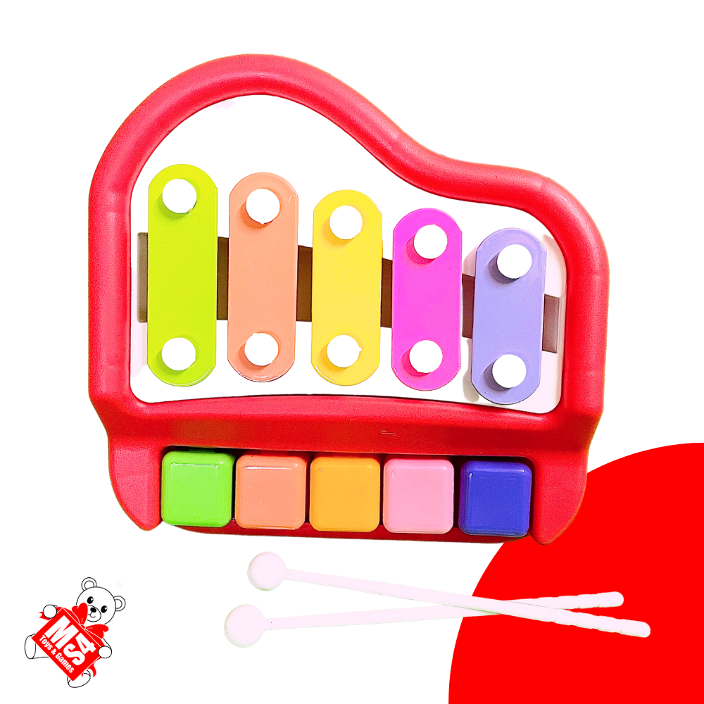 2 in 1 Musical Xylophone and Mini Piano Small | Kids Educational Musical Instrument Toy