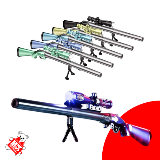 Gun Pen with Light & Stand | For Kids Gel Pen | PUBG Light Pen