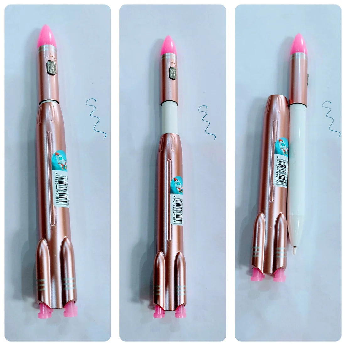 Rocket Light Pen | LED Gel Pen for Kids