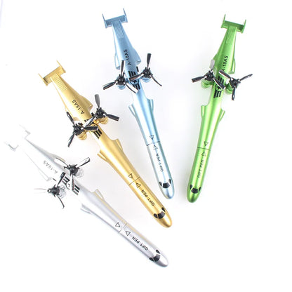 Jet Airplane Pen | 0.5mm Gel Pen | Kids Pen | With Plane Blades Foldabel