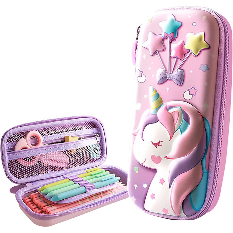 3D Unicorn Pouch | Premium Quality Pouch | Designer Pencil Pouch for Kids