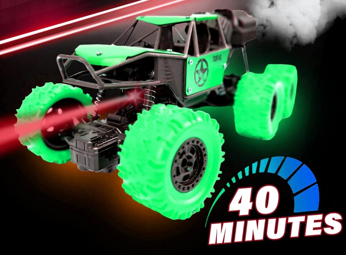 6X6 Rc Rock Crawler Car with SMOKE | Metal Rechargeable Fast