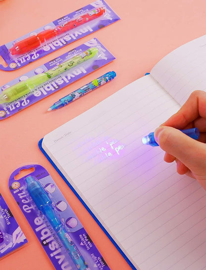 Invisible Magic Pen | With UV Lights | Colourless Ink | Hidden Information Written Fun Activities For Kids