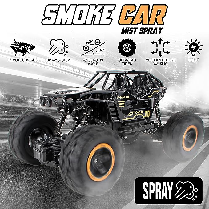 Rock Car with SMOKE RC | Smoke Metal Rock Crawler Car