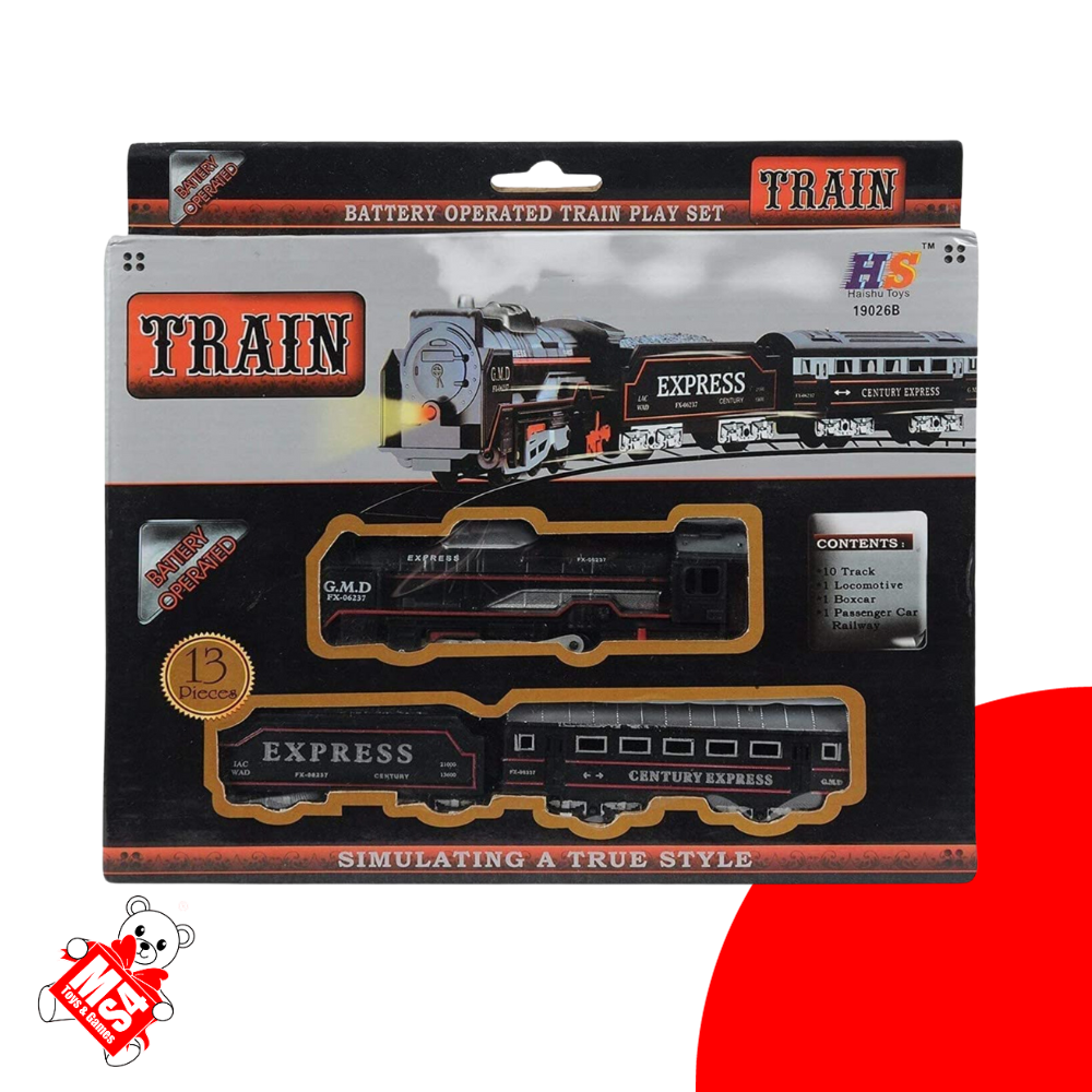 Train Set Kids 13pcs | Light Kids Fun Toy Train Set