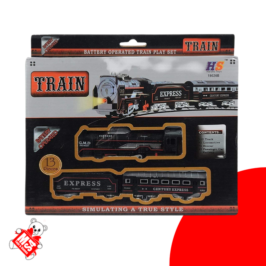 Train Set Kids 13pcs | Light Kids Fun Toy Train Set