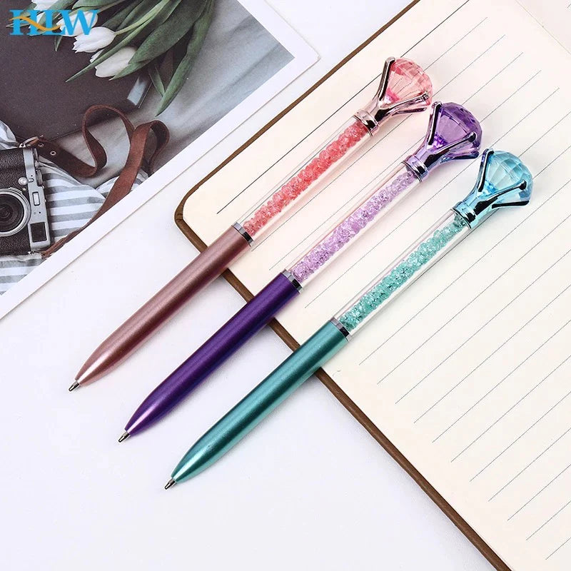 Diamond Crystal Pen | With Crystals Shining Metallic Colours | Kids Favourite Assorted