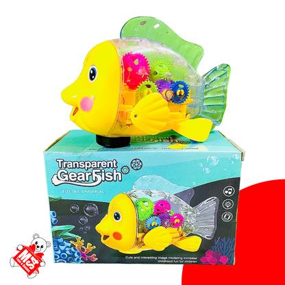 Musical Gear Fish | 3D Lights and Musical Toy | 360° Smooth Sensor Movement