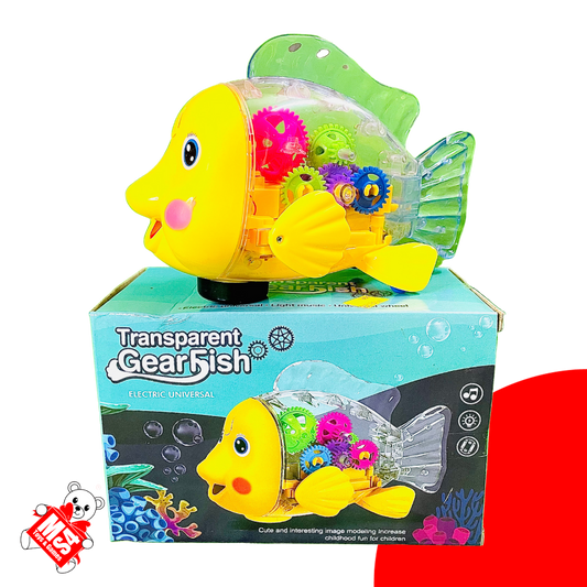 Musical Gear Fish | 3D Lights and Musical Toy | 360° Smooth Sensor Movement