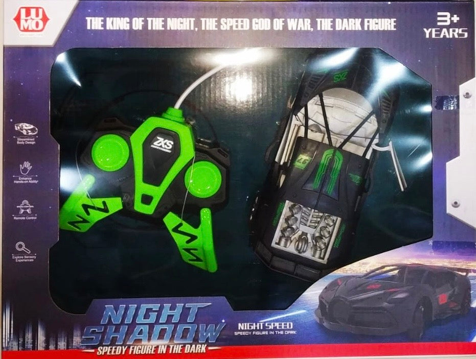 Night Shadow RC Car | 4Functions Doors open | BO Remote Controlled Car Kids